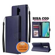 HP Leather CASE FLIP For OPPO RENO 2 -FLIP WALLET LEATHER CASE - WALLET CASE-FLIP COVER LEATHER-Mobile Book COVER