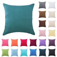 30x50 40x40 45x45 50x50 55x55 60x60 65x65 70x70 cm Colorful Plain Soft Velvet Faux Suede Cushion Cover Square Throw Pillow Case Home Sofa Room Car Office Chair Decor