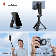 Dual-Magnetic Camera Phone Grip Selfie Stick - for Vlog Video Shooting