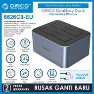 Orico 2.5"/3.5" SATA HDD/SSD 10Gbps USB-C 3.2 Gen 2 Docking - 6626C3