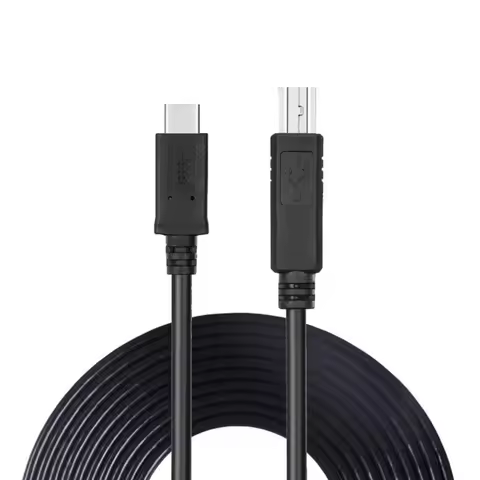 USB 3.1 Type C To USB B Printer Cable for MacBook Pro/Air USB C MIDI Cable for Yamaha Piano MIDI Key