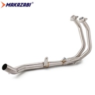 ท่อเชื่อมกลางดัดแปลงสำหรับ Honda CBR500 CB500X CB500F CBR500R 2013-2022ท่อส่วนหัวดัดแปลงท่อเชื่อมกลา