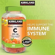 Kirkland Vitamin C Adult Gummies 180 gummies (250mg) Import from USA!!