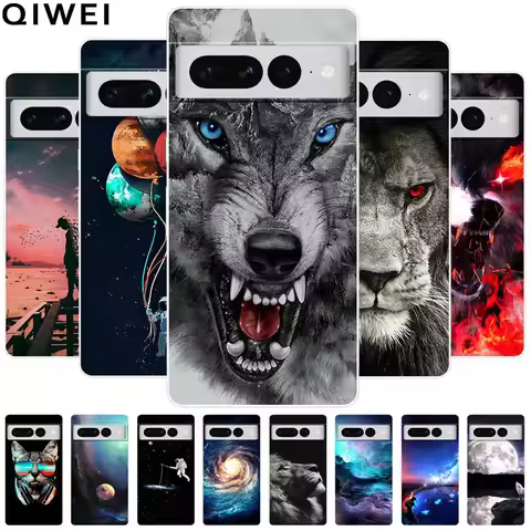 Case for Google Pixel 8 Pro / 7 7Pro Cover Pixel 8Pro Silicone Soft TPU Clear Funda for Google Pixel