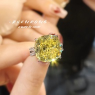 8 Carat sang trọng quá khổ vuông lấp lánh Sao khuôn trứng