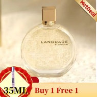 LONKOOM Minyak wangi Perfume Language Yellow Hadiah Valentine Wangian Bunga Amber (100ml)