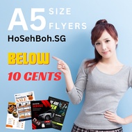 [SG No.1 Choice] A5 Size Flyers Printing
