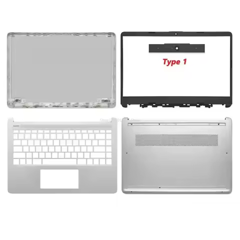 NEW Laptop Case for HP 14-DQ 14S-DR 14S-FR 14S-FQ TPN-Q221 TPN-Q242 LCD Back Cover Front Bezel Hinge