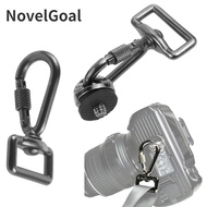 NovelGoal Metal Quick Release Trigger Snap Hook Ring Carabiner Screw Lock DSLR Camera Strap Buckle Hook for Camera Bag