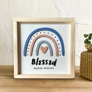 Blessed Beyond Measure {1 Timothy 1:14}: Beloved Collection {2 Corinthians 5:17}: 3-D wooden letteri