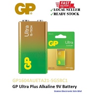 GP Ultra Plus Alkaline 9V Battery - GP1604AUETA21-5GSBC1