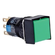 Switch Push Button N.O./N.C. DPDT Rectangular Button 1A 250VAC (AB6Q-M2P-HB)