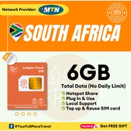Leletravel【South Africa】【10/15 Days】【南非上网卡】【4G High Speed Data】4G Travel Prepaid Sim Card