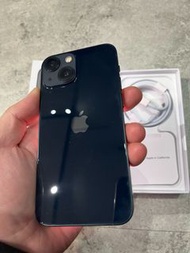 iPhone 13 mini 256G 黑色 外觀幾乎全新 電池100% 開通無使用 有玻璃貼 空壓殼和充電線 充電頭