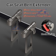 1/2PCS Benz Car Safety Belt Buckle for Mercedes Benz AMG Seat Belt Extender Muffler Accessories