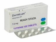 DORMICUM 7.5 MG VITAMIN M 1 PAPAN 10 TABLETS 5 STRIP 50 TABLETS 10 STRIP 100 TABLETS...