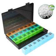 Large 1 95 Monthly Pill Organizer 4 Weeks, Box Weekly,Big Compartment With Travel Weeks,