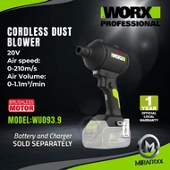 WORX WU093.9 20V Peniup Habuk Tanpa Berus | 20V Brushless Dust Blower