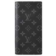 Louis Vuitton LV M61697 Brazza 經典黑老花對開零錢長夾