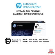 HP Original Laserjet Toner Cartridge - Black 17A