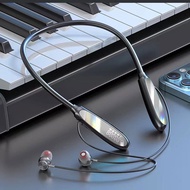 หูฟังบลูทูธ 6.0 หูฟังอินเอียร์ แบบคล้องคอ เบสหนัก สเตอริโอ กันน้ำเหงื่อ Bluetooth 6.0 Sports In-Ear 