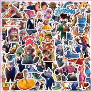 HK2 110pcs Zootopia 2 film cartoon stickers suitcases water cups waterproof stickers HK2