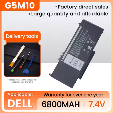 Laptop Battery G5M10 For Dell Latitude 3160 E5250 E5450 E5550 E5470 E5570 R0TMP WYJC2 8V5GX