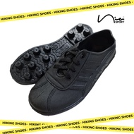 Kampung Adidas Anti-slip Waterproof Rubber Black Shoe|Kasut Getah Bowling Hiking shoes