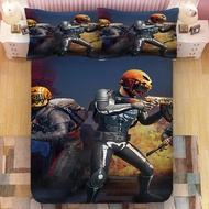 PUBG Fitted Bedsheet pillowcase 3D printed Bed set Single/Super single/queen/king beddings korean cotton