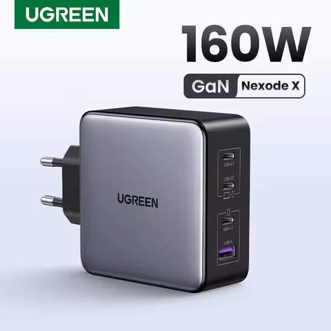 UGREEN 160W GaN Charger PD3.1 Type C For Macbook Pro Laptop USB Fast Charger QC4.0 3.0 Quick Charge