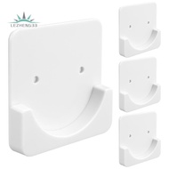 4 Pieces Adhesive Shower Curtain Rod Holder Shower Rod Retainer Wall Mount Holder, Shower Curtain Ro