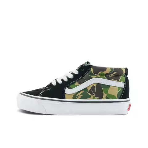 Vans SK8 Skateboard Shoes Unisex Mid Top Green