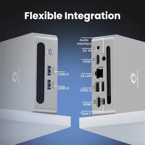 Mini Pc Gaming Ryzen 9 5900HX Mini PC - 8 Core 16 Thread, 45W High Performance Radeon GPU, 4K HDMI, 