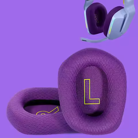 2Pcs New Earmuff Earpads Ear Pads Replacement Sponge Cushion Foam For Logitech G733