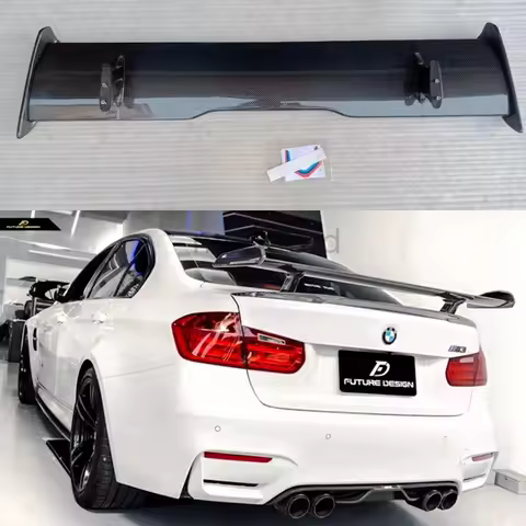 M Performance Style For BMW M1 M3 M4 M5 M6 F10 F30 G30 GT Carbon Fiber Rear Spoiler Wing Trunk Boot 