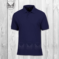 Navy Blue Polo shirt /Premium fabric unisex polo shirt baju kolar t shirt lelaki perempuan/