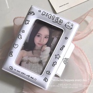New Cute Cream kt Yigongge Polaroid Photo Album Star Chasing Album Photocard Storage Card Album Pend