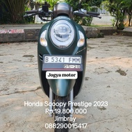 Honda Scoopy Prestige 2023 Hijau motor bekas berkualitas jogyamotor