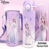 [SG Seller]500ml Flask Thermos 316 Stainless Steel Flask with Carrier Bag, Disney Frozen (500ML)