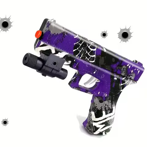 G-17 Ball Blaster Pistol Toys, Manual Blaster, NO Need Charge Outdoor Shooting Toys, Backyard Games 