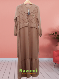 Geka Collection - Gamis NAZUMI  Dress Muslim Crinkle Premium