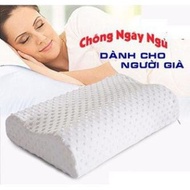 Zaza rectangular soft latex pillow high quality - latex pillow without sleep, with size 50cm - 30cm