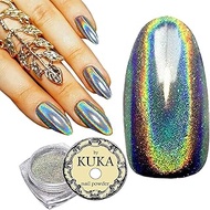 Holographic Acrylic Nail Powder - Chrome Glitter Iridescent Mirror Polish - Gel Extensions Art Pigme