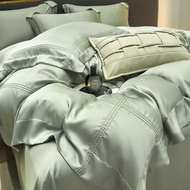 2025 New High - End 100% Tencel Bedding Sets - Natural Plant Fiber High - Density Pure Color for Que