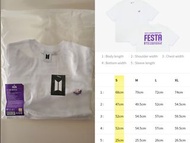 (全新) BTS 10週年 FESTA T shirt