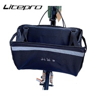 Folding Bicycle Waterproof Basket Rainproof Cover Bags For Birdy Bike Basket Bag Front Shelf Carrier For Bromption