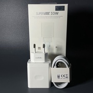 Charger Oppo 33 Watt Super Vooc USB Type C Original 100%