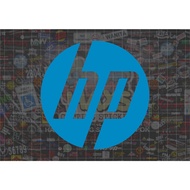 Cutting Sticker Logo Hewlett Packard Size 12 Cm For Laptop