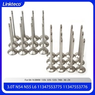 Engine part Intake & Exhaust Valves Fit 3.0 T L6 N54 N55 For 06-16 3.0T BMW 135i 335i 535i Z4 E90 E9