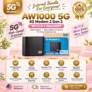 AW1000 5G Modem 2 Gen 2 WiFi 6 Router OpenWRT | 5G High Speed CPE | Ready Stock | Ship From Malaysia